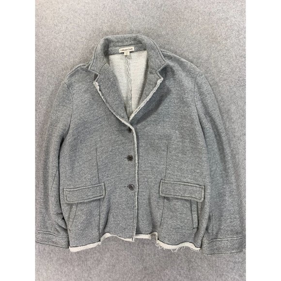 Coldwater Creek 100% Cotton Fleece Type‎ Jacket (Women's 3X) Gray - Picture 1 of 12